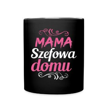 Polnischer Spruch Mama Geschenk Polska Szejowa - Tasse einfarbig - Schwarz - Vorne
