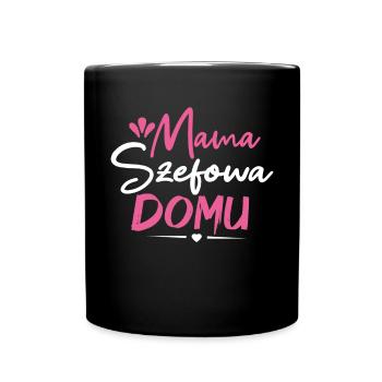 Polnische Mama Mutter Polen Geschenk Polska - Tasse einfarbig - Schwarz - Vorne