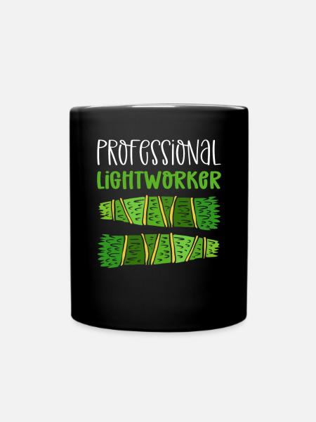 Professioneller Lichtarbeiter. Japanische - Tasse einfarbig - Schwarz