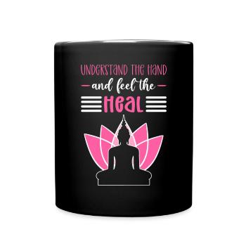 Understand the hand - Full Colour Mug - black - Front