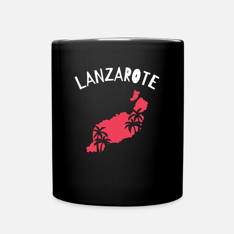 Lanzarote - Tasse einfarbig - Schwarz