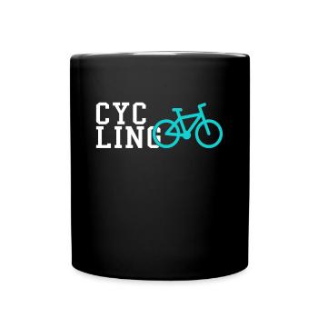 Bicycle - Full Colour Mug - black - Front
