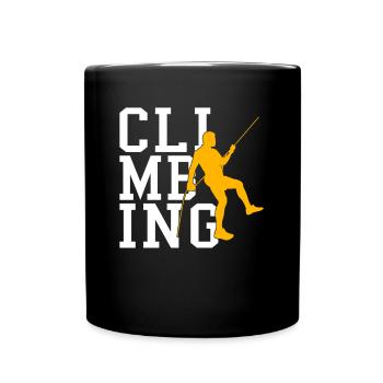 Grimper - Mug uni - noir - Devant