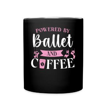 Ballet Dancer Dance Girl Ballerina - Tasse einfarbig - Schwarz - Vorne