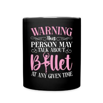 Ballet Danseuse Danse Ballerine - Mug uni - noir - Devant