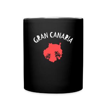 Gran Canaria - Full Colour Mug - black - Front