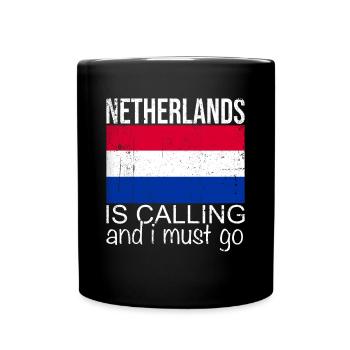 Dicton néerlandais - Mug uni - noir - Devant