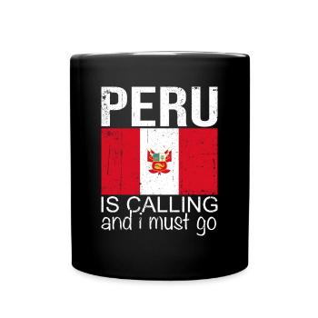 Dicton du Pérou - Mug uni - noir - Devant
