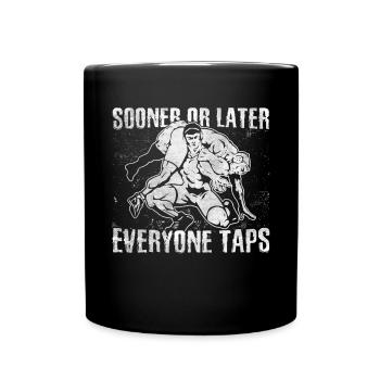 Tôt ou tard, tout le monde tape sur Ringer Gift - Mug uni - noir - Devant