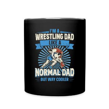 Dans A Wrestling Dad for Wrestlers on Father’s Day - Mug uni - noir - Devant
