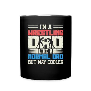 Dans A Wrestling Dad for Wrestlers on Father’s Day - Mug uni - noir - Devant