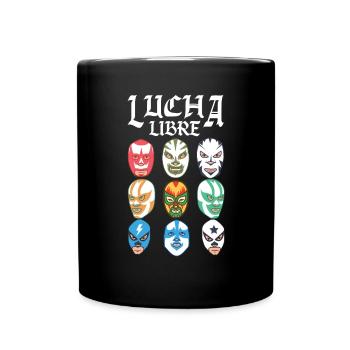 Luchador Masques Lucha Libre - Mug uni - noir - Devant