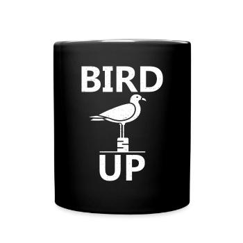 Bird Owner Gift Bird Lover - Full Colour Mug - black - Front