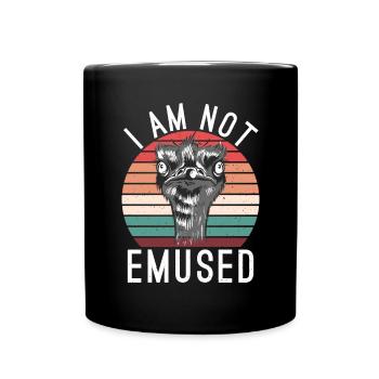 Bird Owner Gift Bird Lover - Full Colour Mug - black - Front