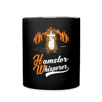 Hamster Whisperer Golden Hamster Hamster - Full Colour Mug - black - Front