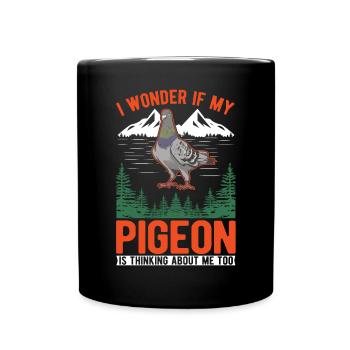Pigeon Cadeau Pigeon Fancier City Pigeon Pigeonnier Pigeon Transporteur Pigeon - Mug uni - noir - Devant