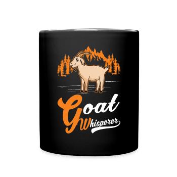 Chèvres Chuchoteur Chèvre Hôte Chèvre - Mug uni - noir - Devant