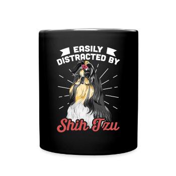 Shih Tzu - Full Colour Mug - black - Front