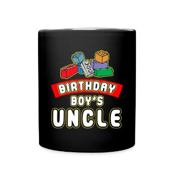 Uncle of the birthday boy Bauklötze - Full Colour Mug - black - Front