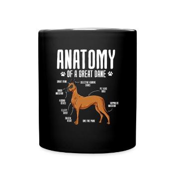 Dogue allemand - Mug uni - noir - Devant
