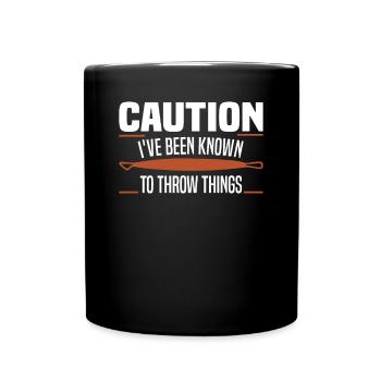 Poterie Argile Cours de poterie Poterie Getöpfert - Mug uni - noir - Devant