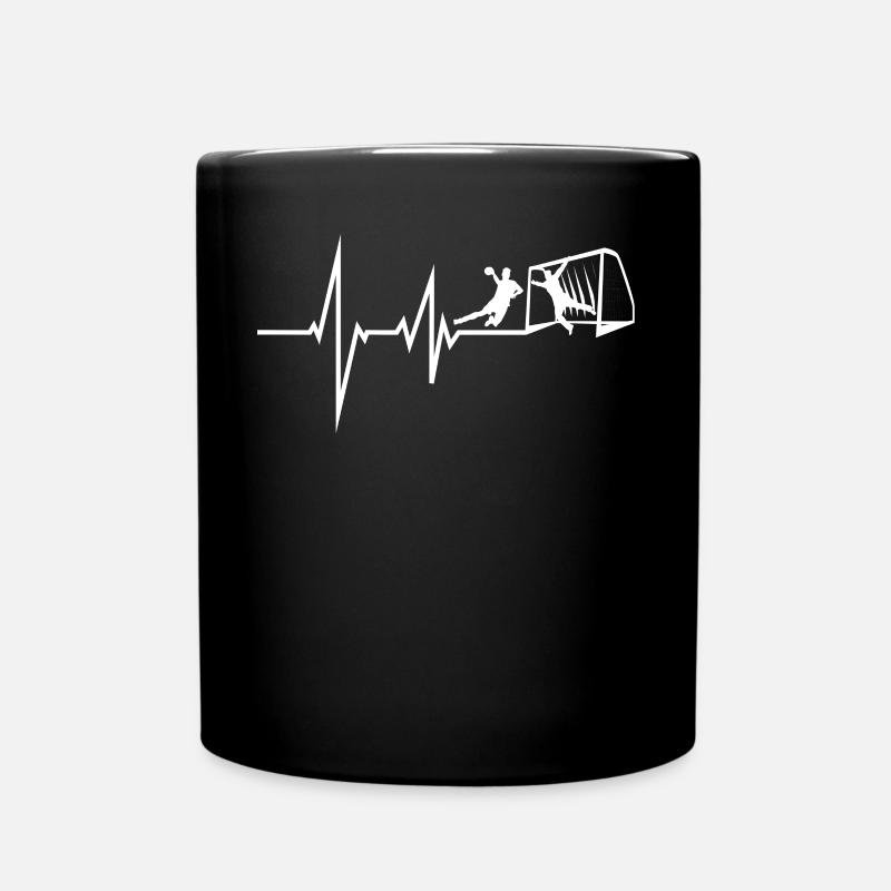 Accessoires de handball motif handball - Mug uni - noir