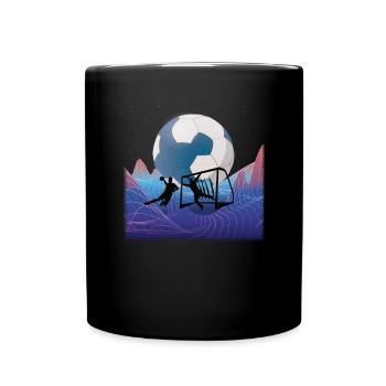 Accessoires de handball motif handball - Mug uni - noir - Devant