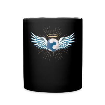 Accessoires de handball motif handball - Mug uni - noir - Devant