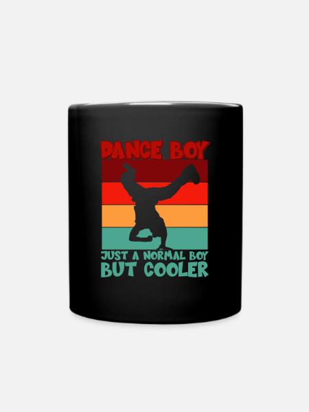 Street Dance Boy - Tasse einfarbig - Schwarz