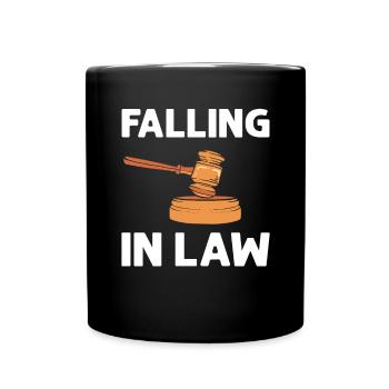 Case. Lawyer Lawyer Law School - Full Colour Mug - black - Front