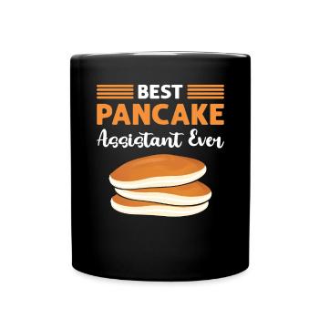 Meilleur assistant de crêpes jamais. - Mug uni - noir - Devant