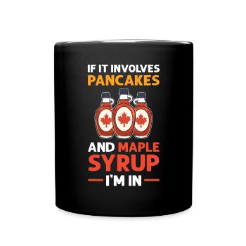 Si c’est des crêpes - Mug uni - noir - Devant