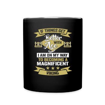 Vikings and Teutons Birthday Celts Fan - Full Colour Mug - black - Front