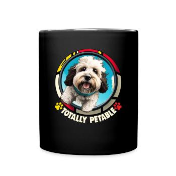 Hunde Spruch Havaneser Design für Hundeliebhaber - Tasse einfarbig - Schwarz - Vorne