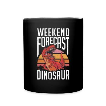 Cadeau de dinosaure Dino Lover Cadeau - Mug uni - noir - Devant