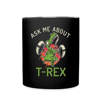 Cadeau de dinosaure Dino Lover Cadeau - Mug uni - noir - Devant