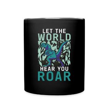 Cadeau de dinosaure Dino Lover Cadeau - Mug uni - noir - Devant