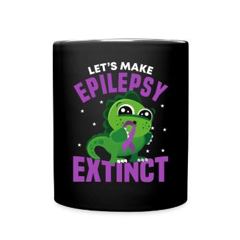 Faisons disparaître l’épilepsie. - Mug uni - noir - Devant