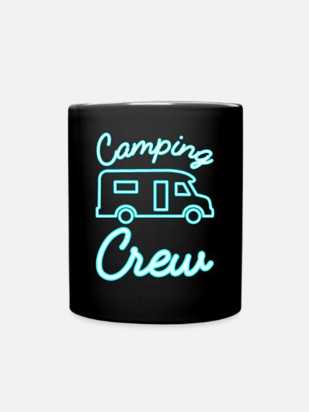 Camping Crew Wohnmobil Teilintegriert Fahrer - Tasse einfarbig - Schwarz