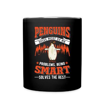 Penguin Gift Penguin - Full Colour Mug - black - Front