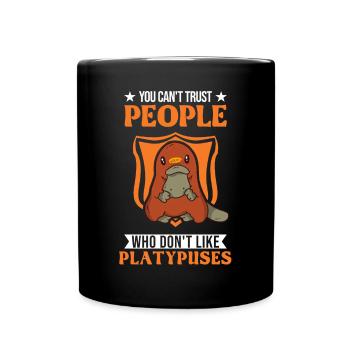 Cadeau de l’ornithorynque Ornithorynque - Mug uni - noir - Devant