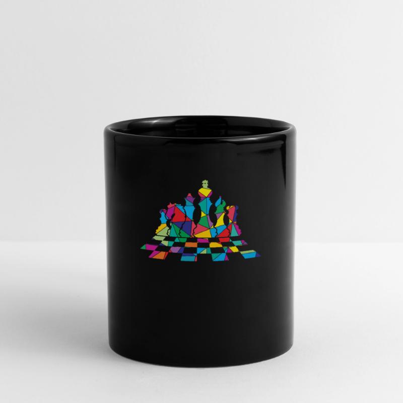 Jeu de table Low Poly Polygon Chess Mug uni