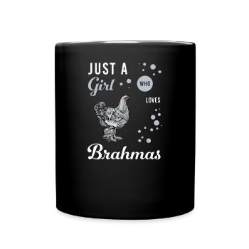 Brahma Chicken I Chicken Poultry Motif pour - Mug uni - noir - Devant