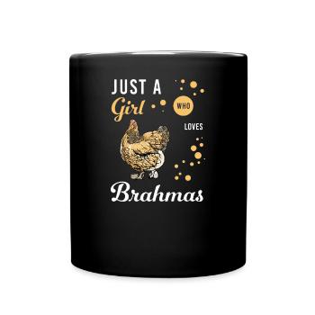 Brahma Chicken I Chicken Poultry Motif pour - Mug uni - noir - Devant