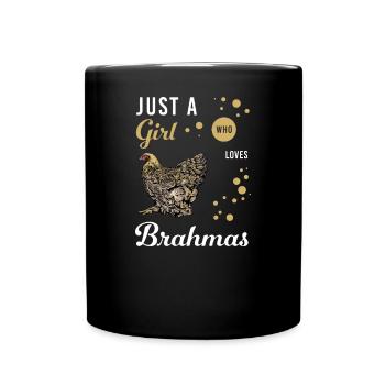 Brahma Chicken I Chicken Poultry Motif pour - Mug uni - noir - Devant