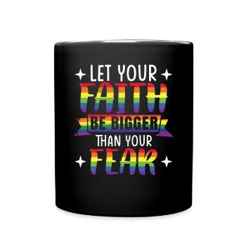 LGBTQ Zitat LGBT Pride Monat - Tasse einfarbig - Schwarz - Vorne
