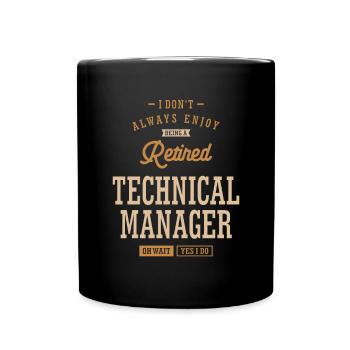 Technical Manager - Full Colour Mug - black - Front