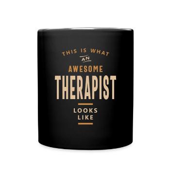 Therapist - Full Colour Mug - black - Front