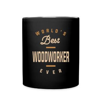Woodworker - Full Colour Mug - black - Front