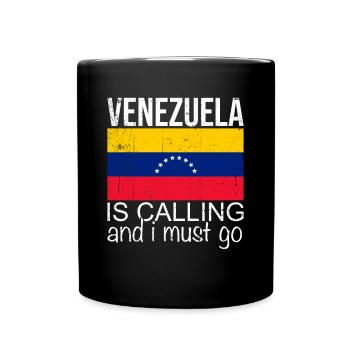 Venezuela Quote - Full Colour Mug - black - Front